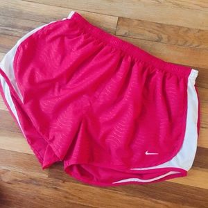 pink dri-fit running shorts